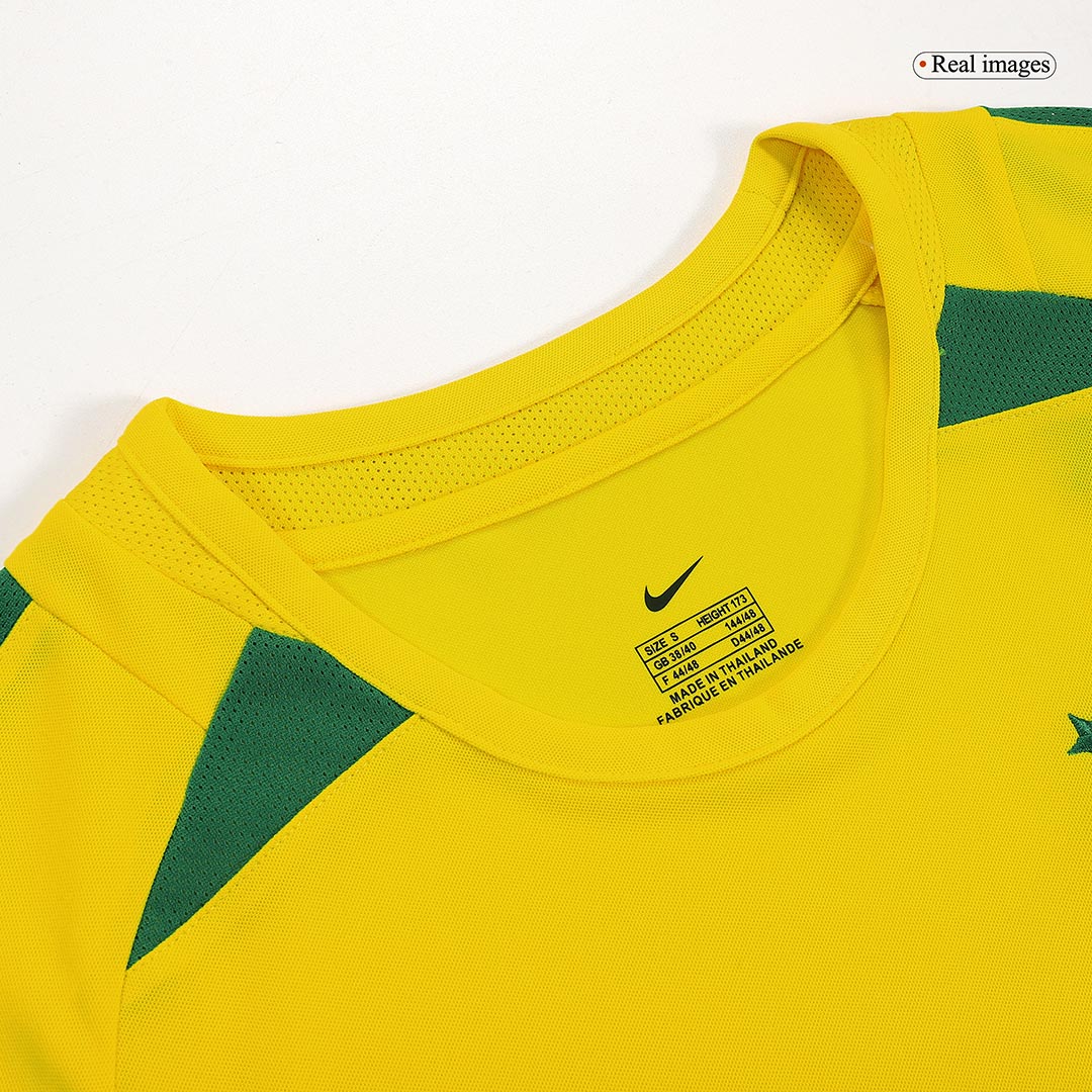 Brazil Retro Trikot Heim 2002/03 RONALDINHO #11