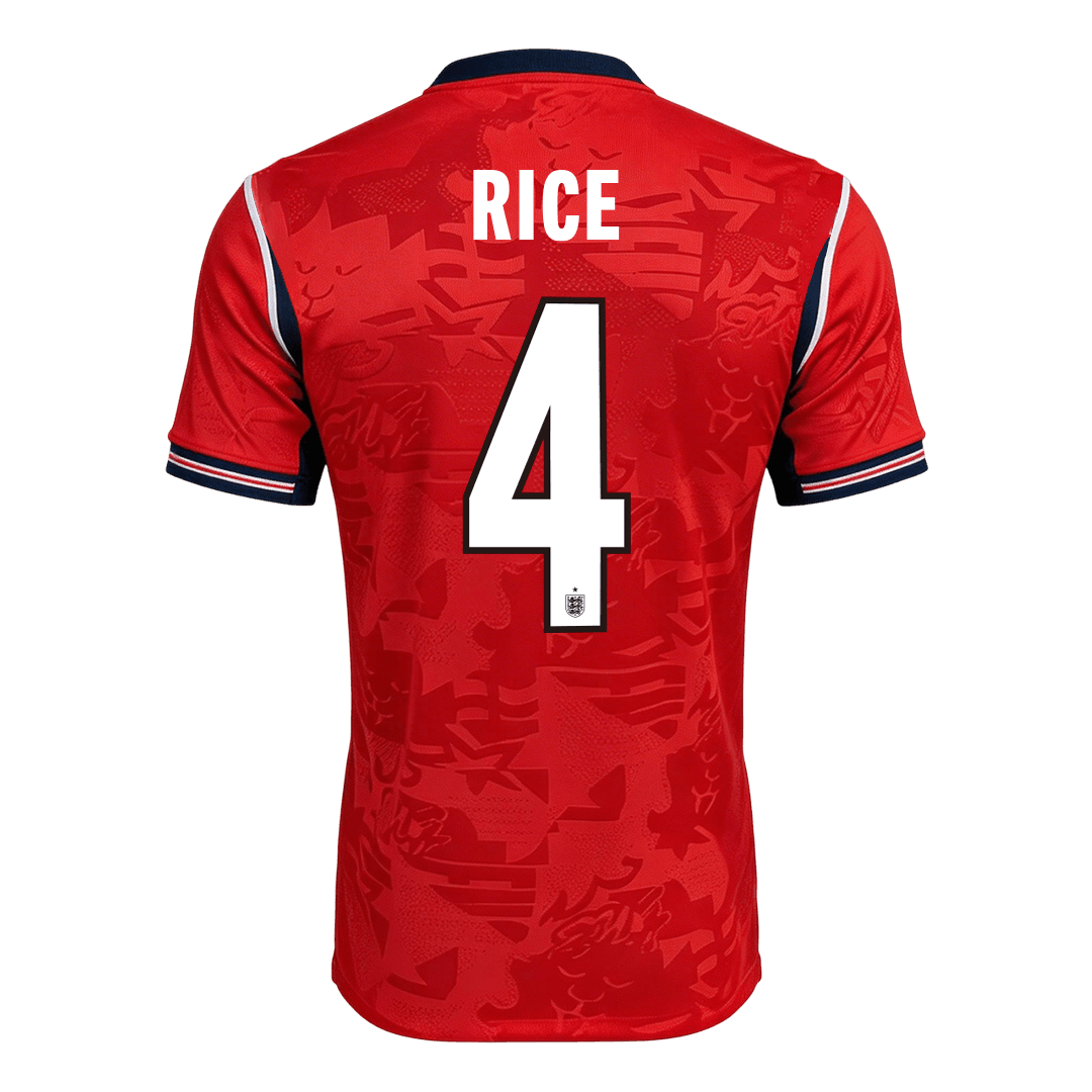 England World Cup Player Version Trikot Auswärts 2026 RICE #4 Slim Fit