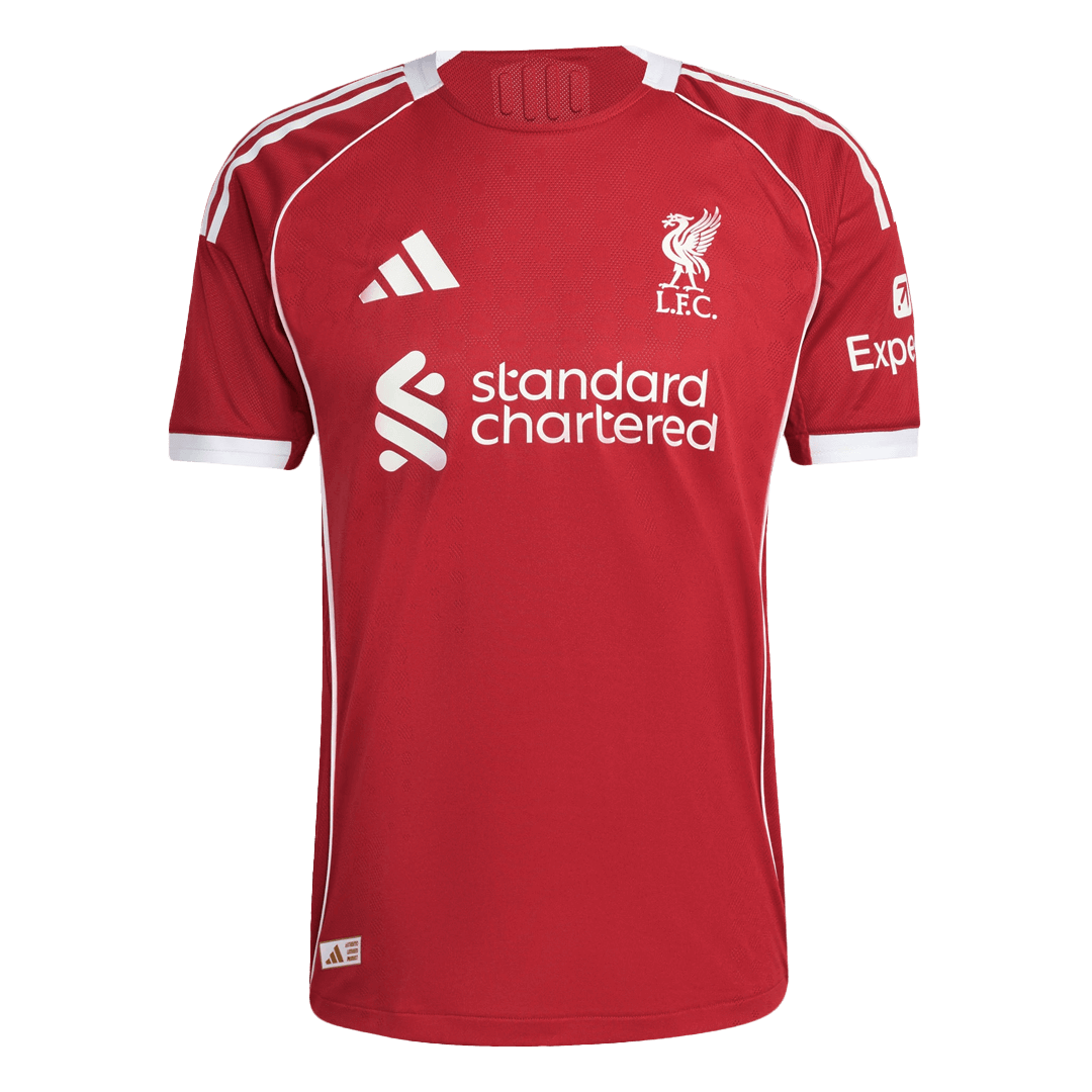 Liverpool Player Version Trikot Heim 2025/26 GAKPO #18 Slim Fit