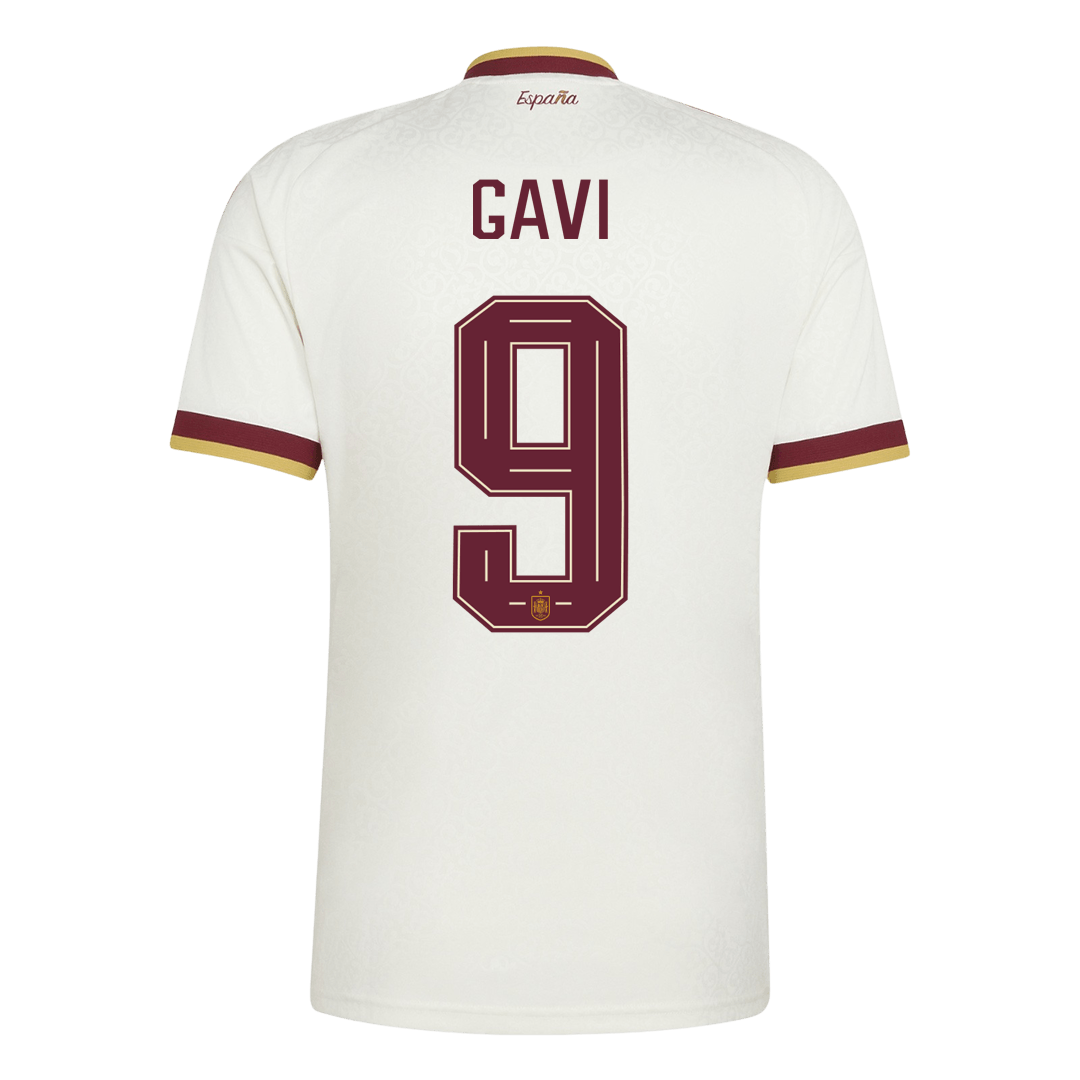 Spain World Cup Trikot Auswärts 2026 GAVI #9