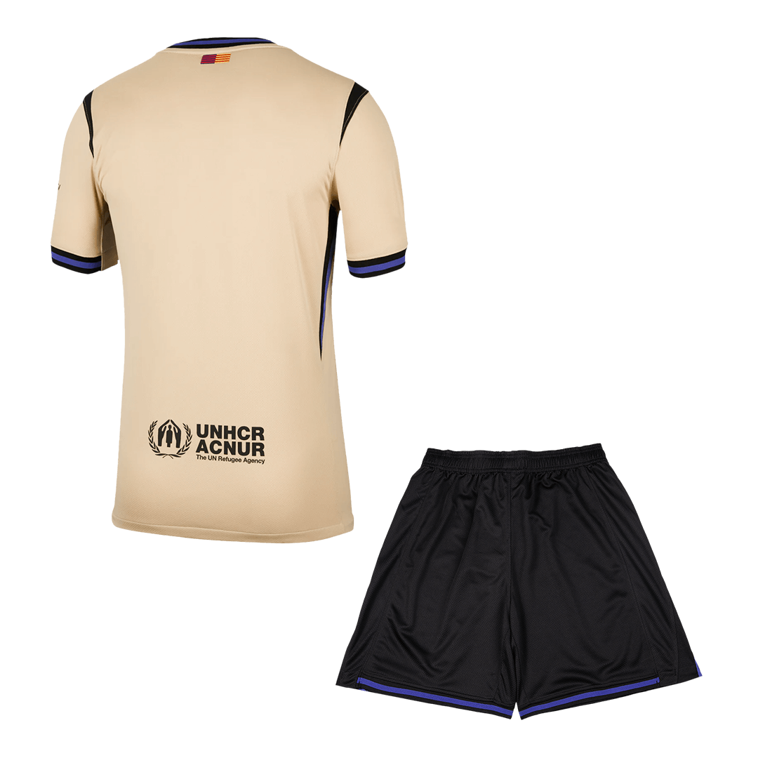 Barcelona Trikot Set Auswärts 2025/26
