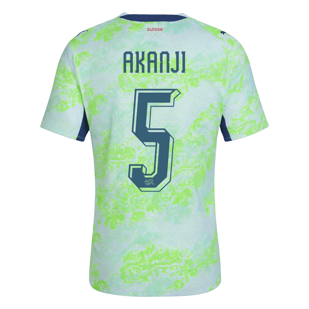 Nati World Cup Player Version Trikot Auswärts 2026 AKANJI #5 Slim Fit