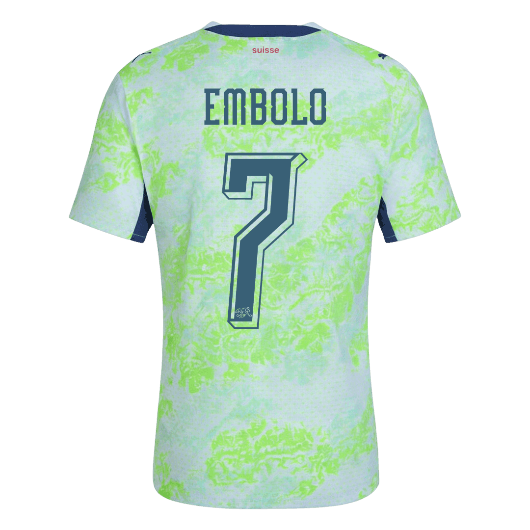 Nati World Cup Player Version Trikot Auswärts 2026 EMBOLO #7 Slim Fit