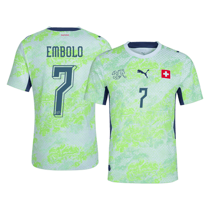 Nati World Cup Player Version Trikot Auswärts 2026 EMBOLO #7 Slim Fit