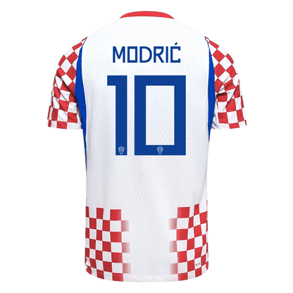 Croatia World Cup Player Version Trikot Heim 2026 MODRIĆ #10 Slim Fit
