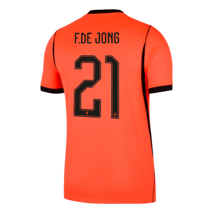 Netherlands World Cup Trikot Heim 2026 F.DE JONG #21