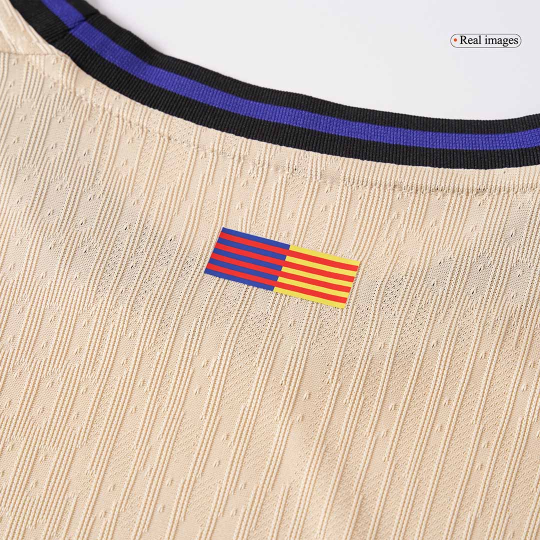 Barcelona Player Version Trikot Auswärts 2025/26 UCL PEDRI #8 Slim Fit