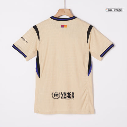 Barcelona Player Version Trikot Auswärts 2025/26 UCL PEDRI #8 Slim Fit