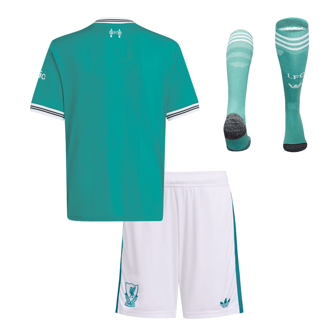 Liverpool Kinder Trikot Komplett-Set Drittes Auswärts 2025/26