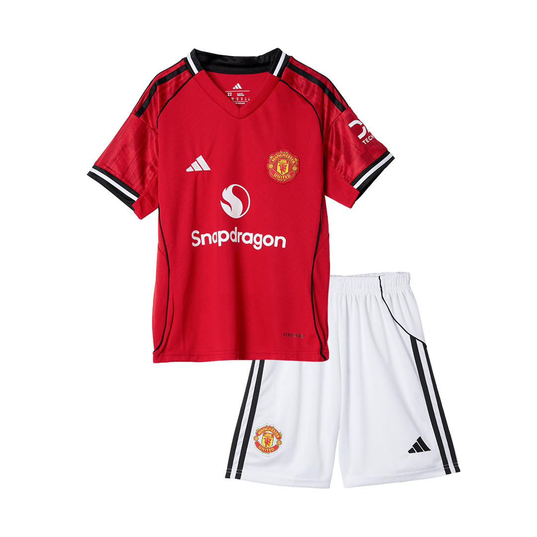 ManU Kinder Trikot Set Heim 2025/26