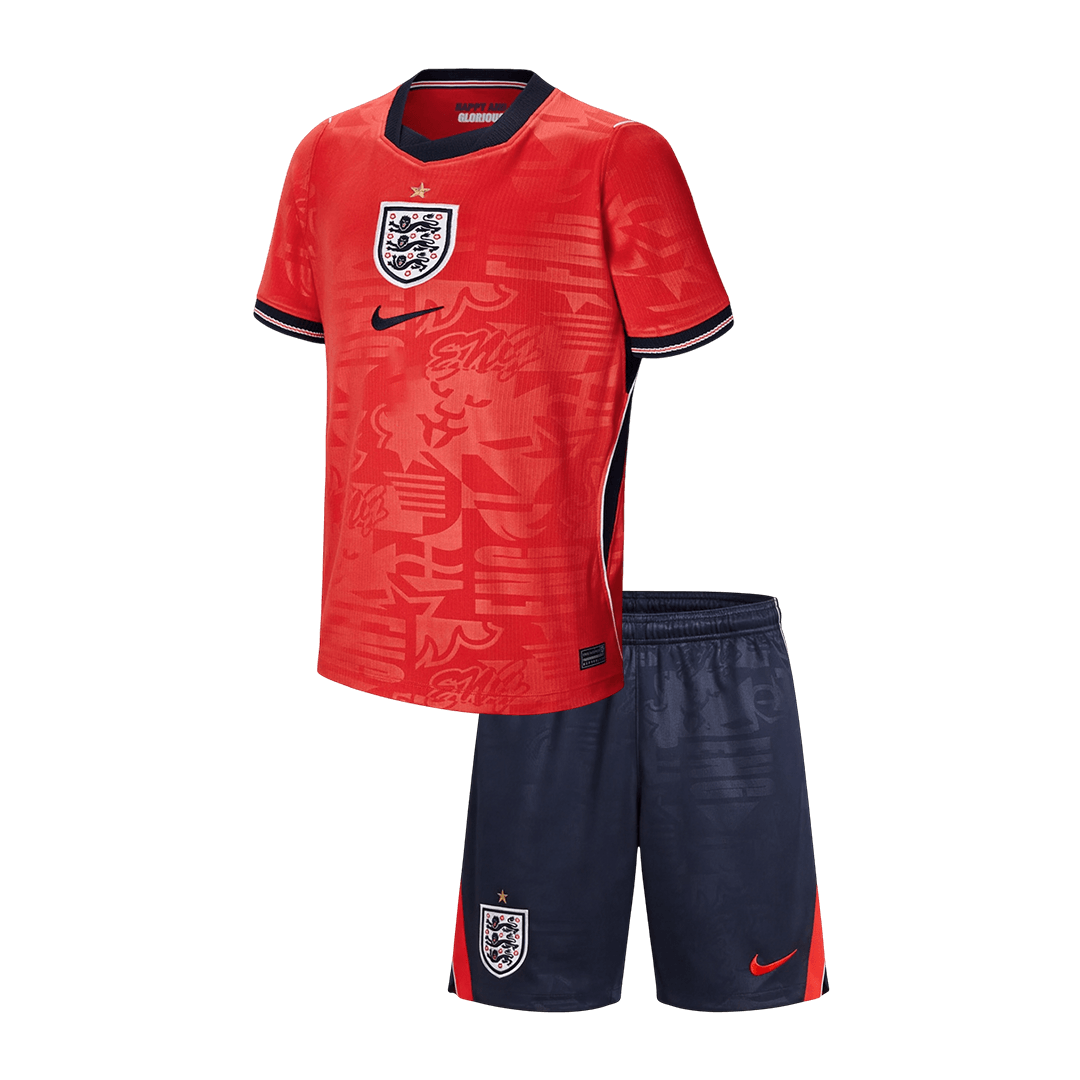 England World Cup Kinder Trikot Set Auswärts 2026