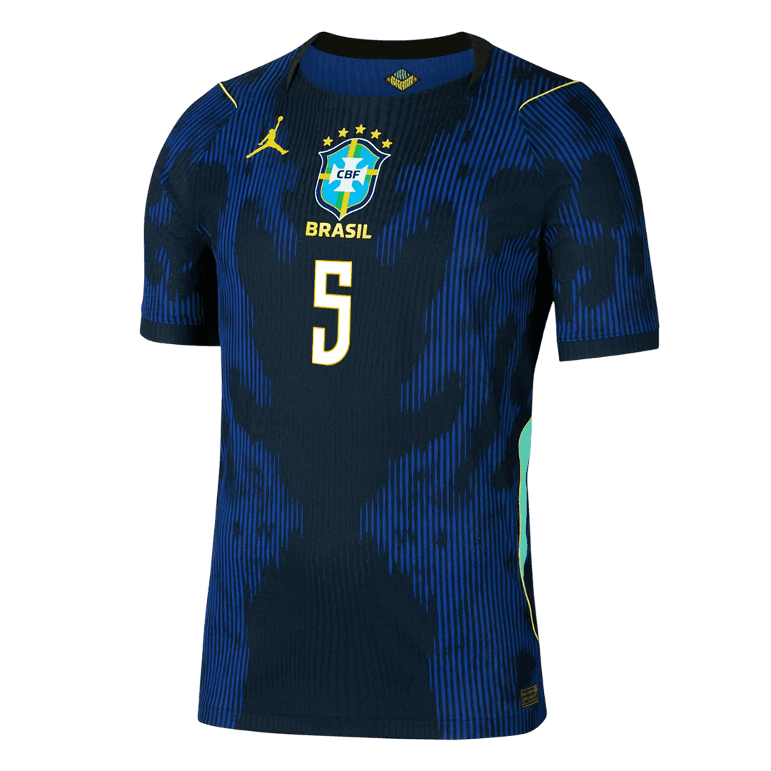Brazil World Cup Player Version Trikot Auswärts 2026 CASEMIRO #5 Slim Fit