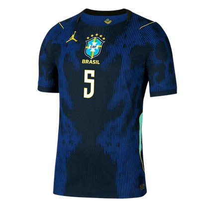 Brazil World Cup Player Version Trikot Auswärts 2026 CASEMIRO #5 Slim Fit