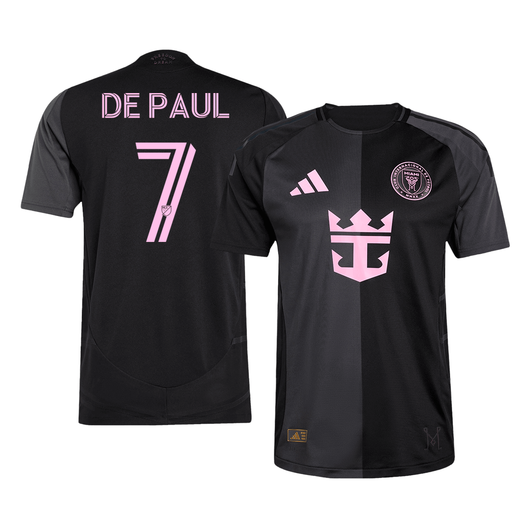 Inter Miami CF Player Version Trikot Auswärts 2025 DE PAUL #7 Slim Fit