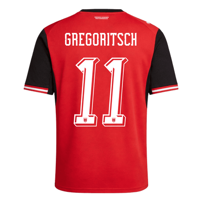 Austria World Cup Trikot Heim 2026 GREGORITSCH #11