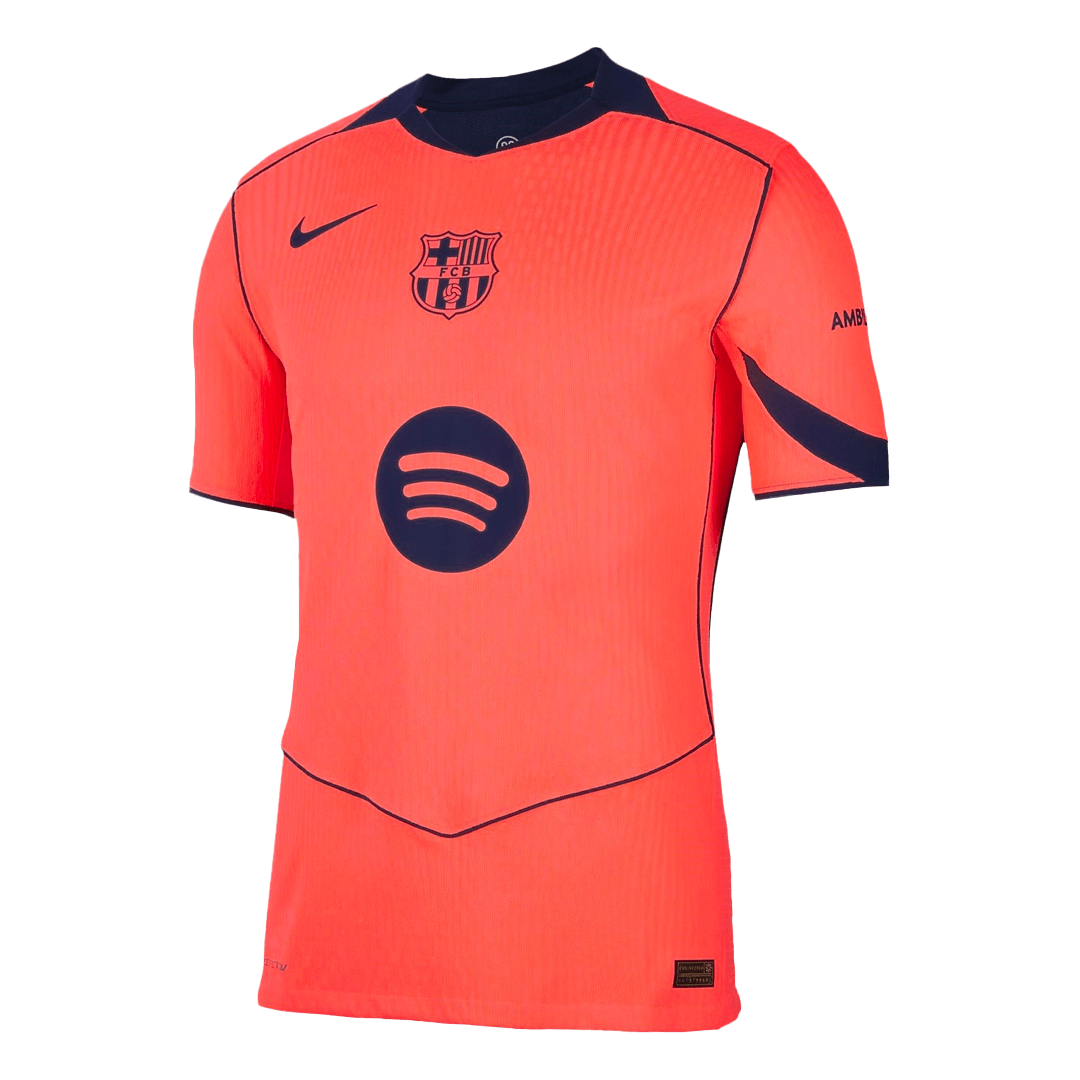 Barcelona Player Version Trikot Drittes Auswärts 2025/26 UCL LEWANDOWSKI #9 Slim Fit