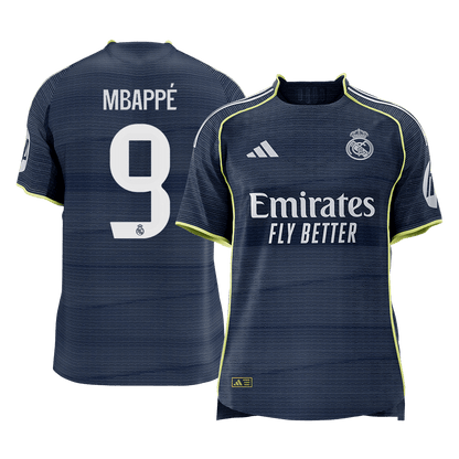 Los Blancos Player Version Trikot Auswärts 2025/26 MBAPPÉ #9 Slim Fit [PREMIUM]