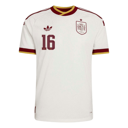 Spain World Cup Player Version Trikot Auswärts 2026 RODRIGO #16 Slim Fit