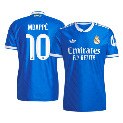 Los Blancos Player Version Trikot Drittes Auswärts 2025/26 MBAPPÉ #10 Slim Fit