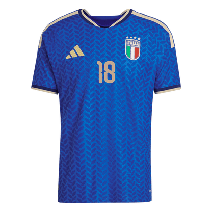 Italy World Cup Player Version Trikot Heim 2026 DARMIAN #13 Slim Fit