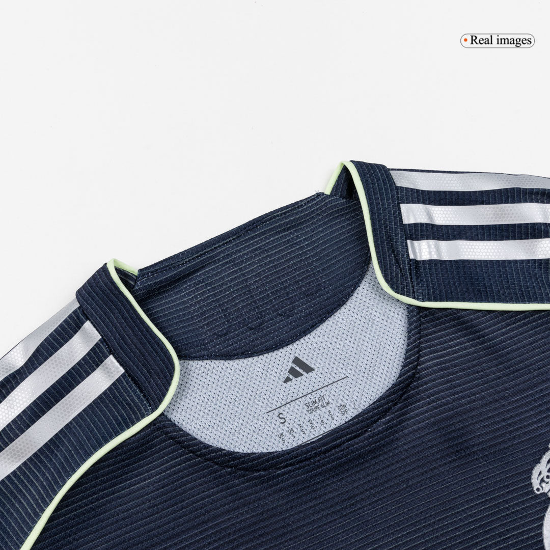 Los Blancos Player Version Trikot Auswärts 2025/26 MBAPPÉ #9 Slim Fit [PREMIUM]