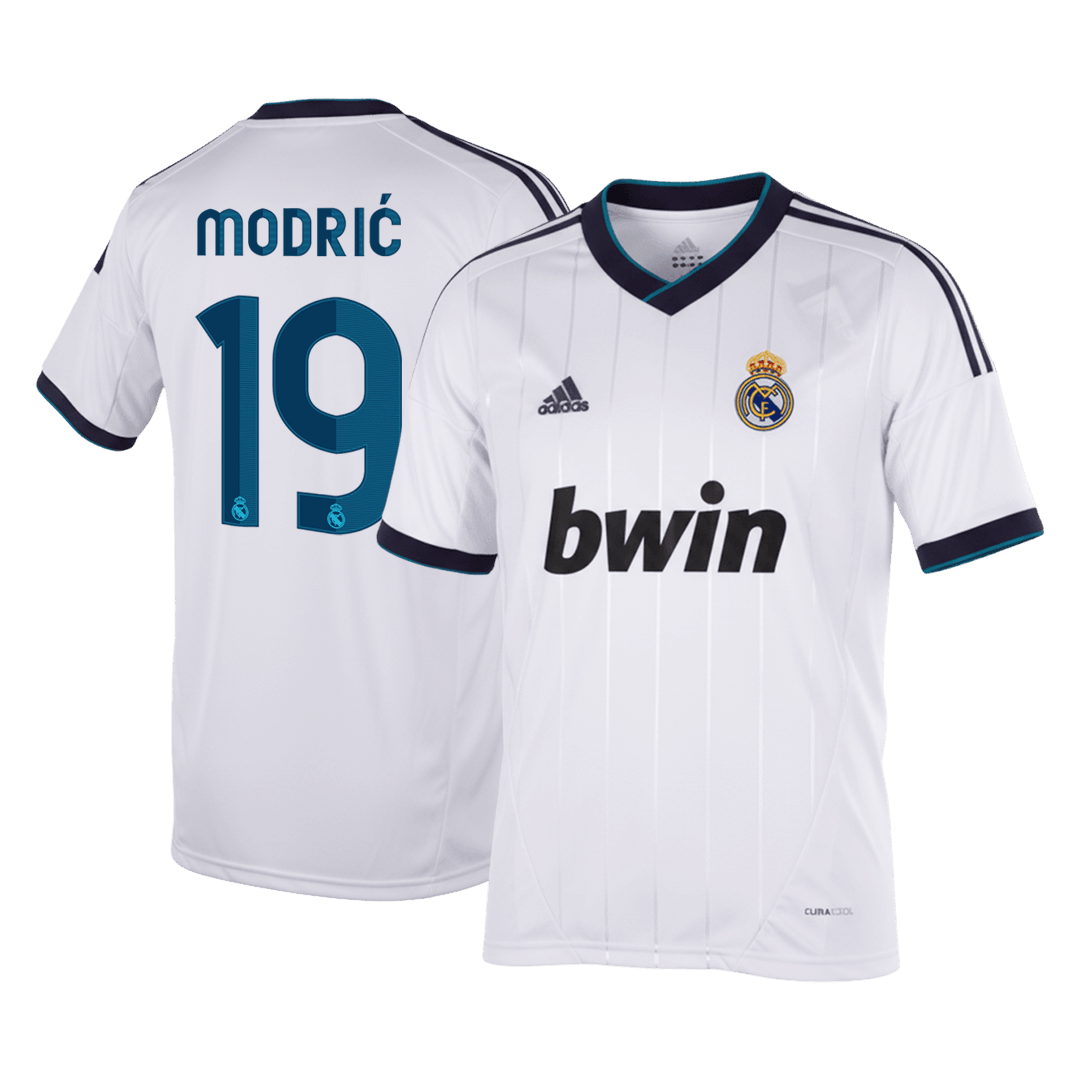 Los Blancos Retro Trikot Heim 2012/13 MODRIĆ #19