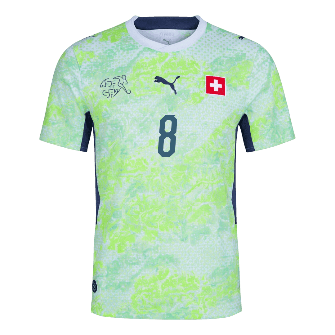 Nati World Cup Player Version Trikot Auswärts 2026 FREULER #8 Slim Fit