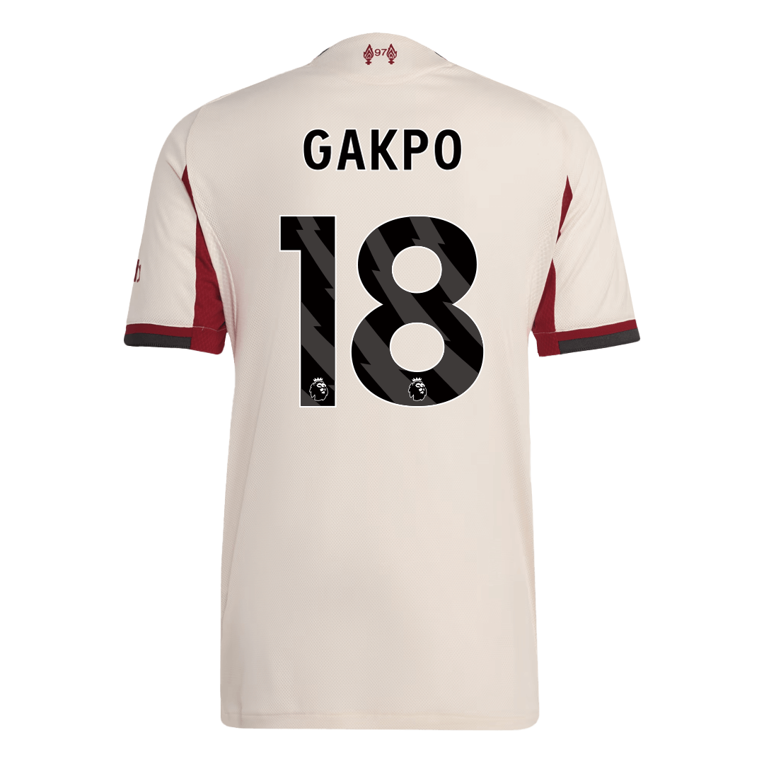 Liverpool Player Version Trikot Auswärts 2025/26 GAKPO #18 Slim Fit