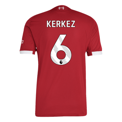 Liverpool Player Version Trikot Heim 2025/26 KERKEZ #6 Slim Fit