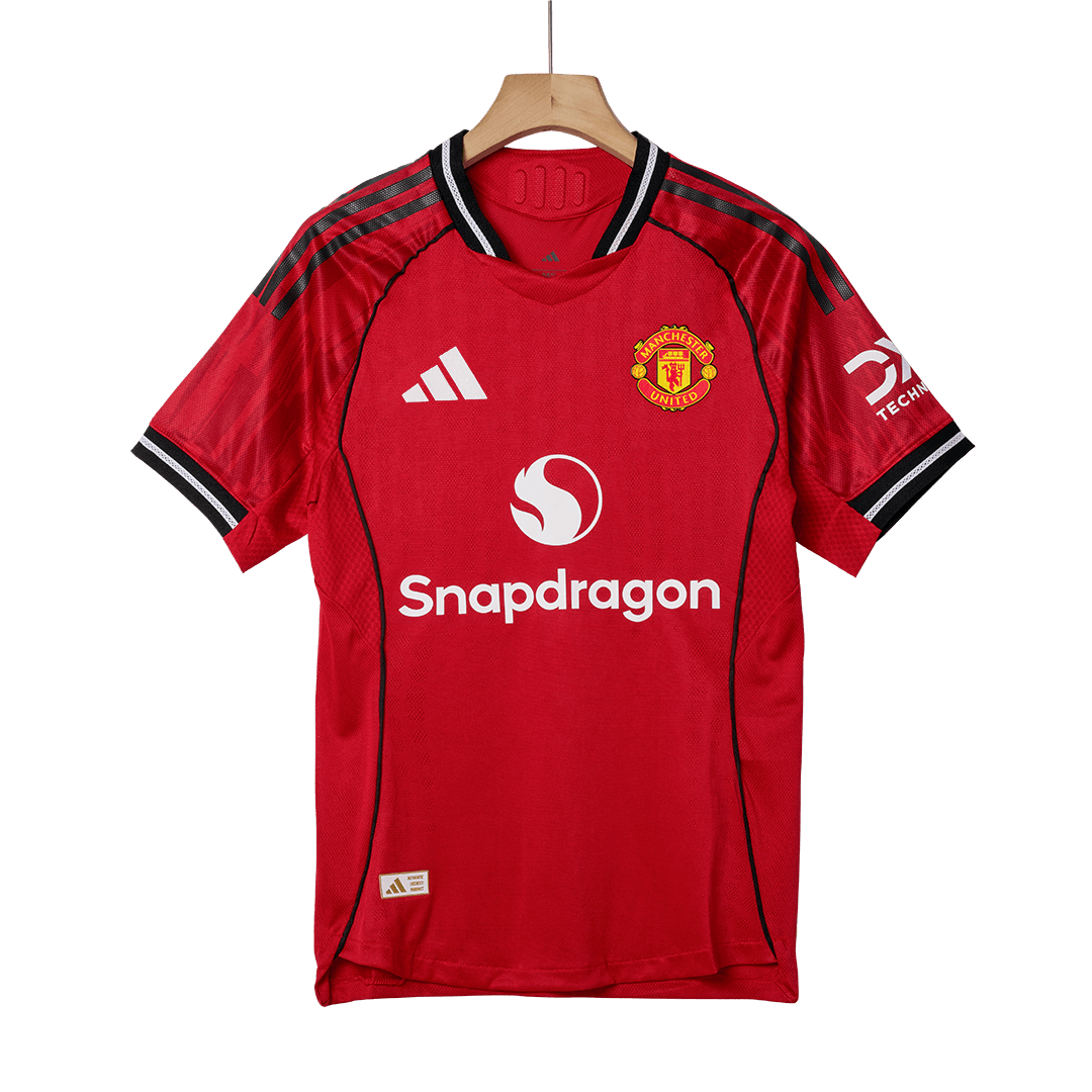 ManU Player Version Trikot Heim 2025/26 ŠEŠKO #30 Slim Fit