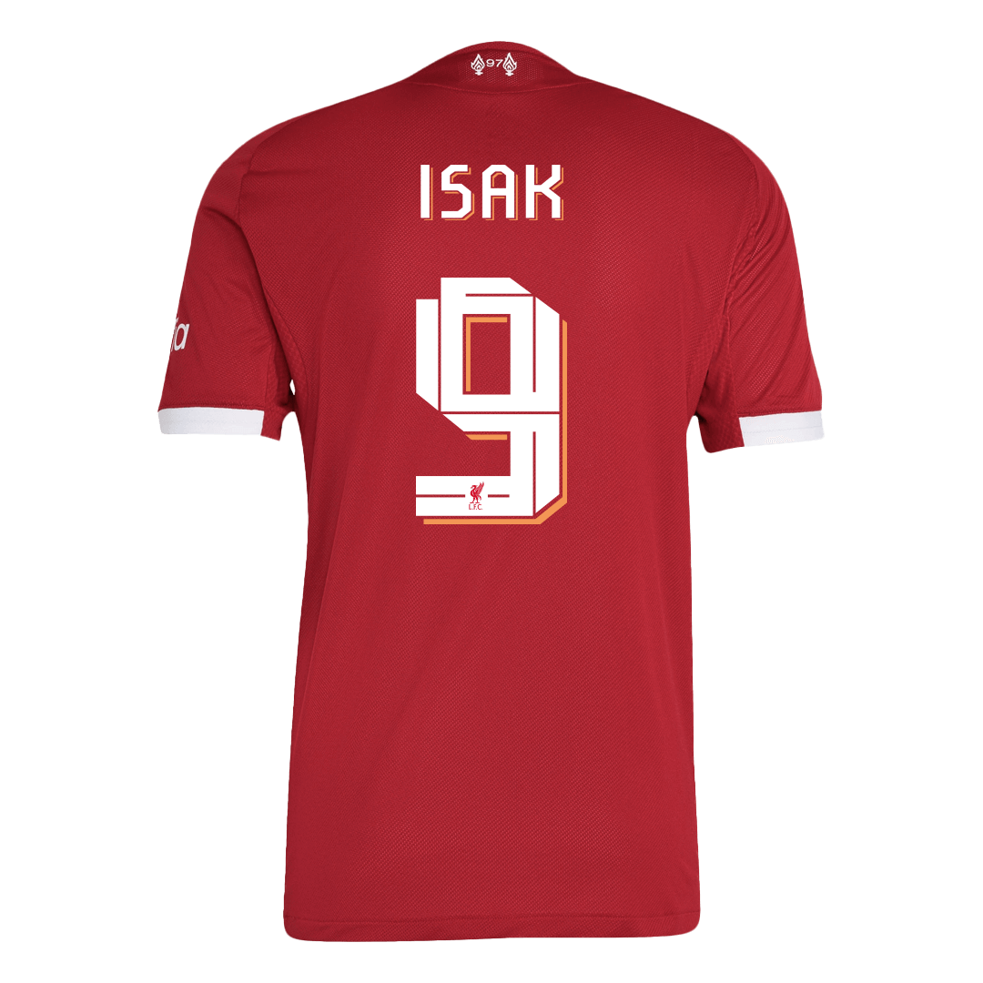 Liverpool Player Version Trikot Heim 2025/26 UCL ISAK #9 Slim Fit