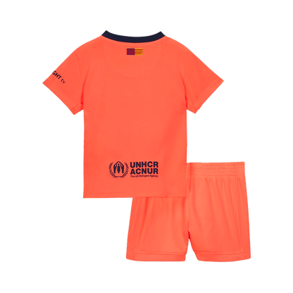 Barcelona Kinder Trikot Set Drittes Auswärts 2025/26