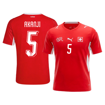 Nati World Cup Trikot Heim 2026 AKANJI #5