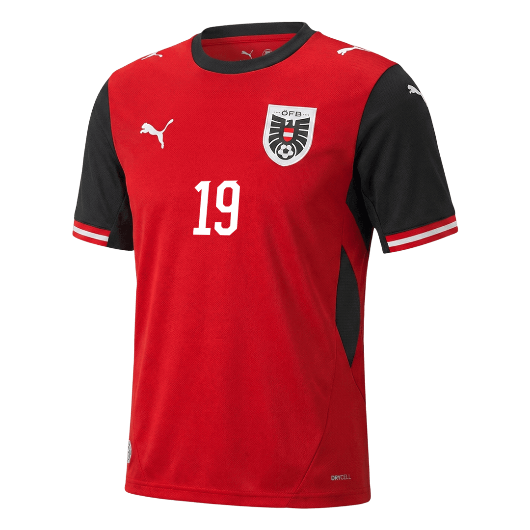 Austria World Cup Trikot Heim 2026 BAUMGARTNER #19