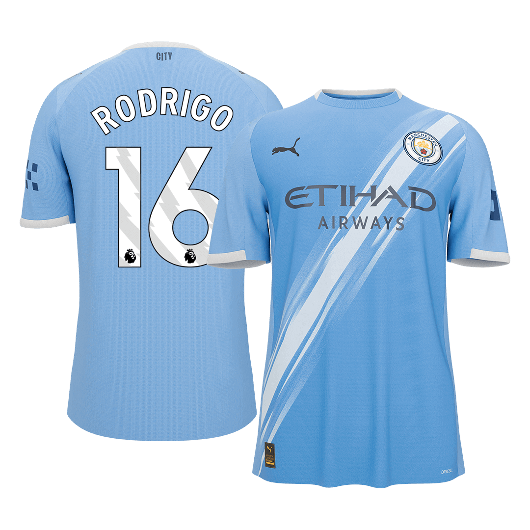 Manchester City Trikot Heim 2025/26 RODRIGO #16 [PREMIUM]