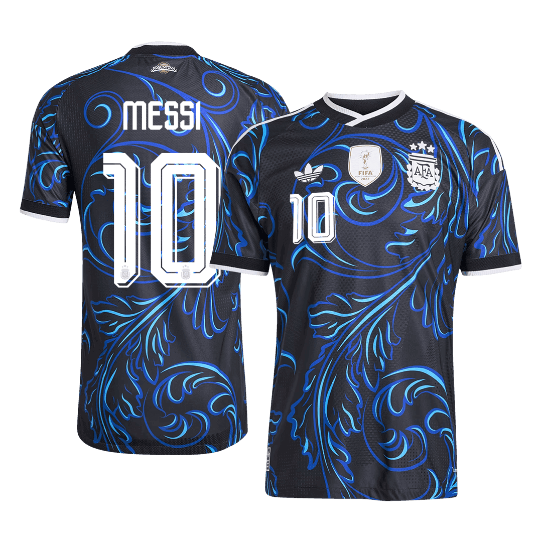 Argentina World Cup Player Version Trikot Auswärts 2026 MESSI #10 Slim Fit