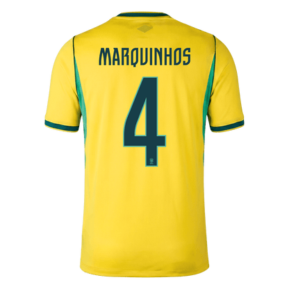 Brazil World Cup Trikot Heim 2026 MARQUINHOS #4