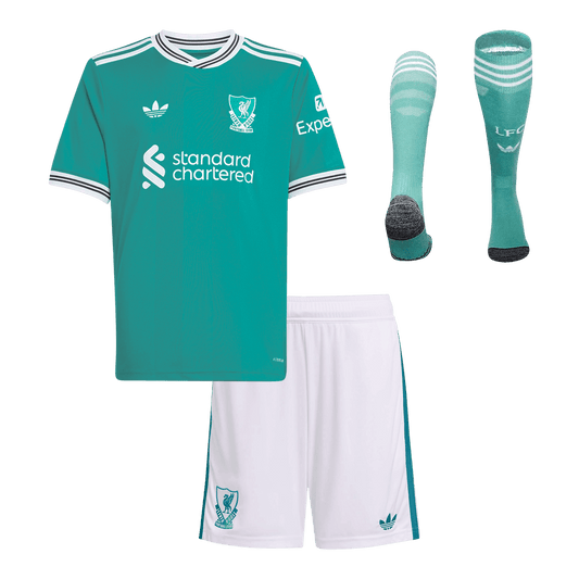 Liverpool Kinder Trikot Komplett-Set Drittes Auswärts 2025/26