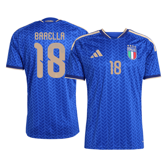 Italy World Cup Trikot Heim 2026 BARELLA #18 [PREMIUM]