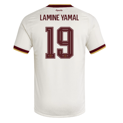 Spain World Cup Player Version Trikot Auswärts 2026 LAMINE YAMAL #19 Slim Fit