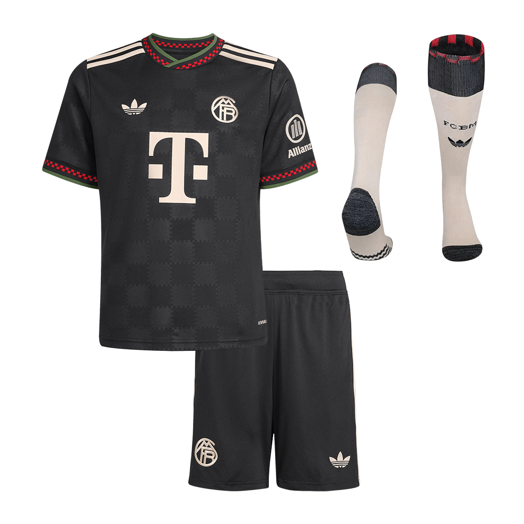 Bayern Munich Kinder Trikot Komplett-Set Drittes Auswärts 2025/26
