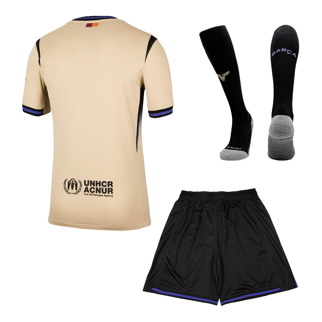 Barcelona Trikot Komplett-Set Auswärts 2025/26