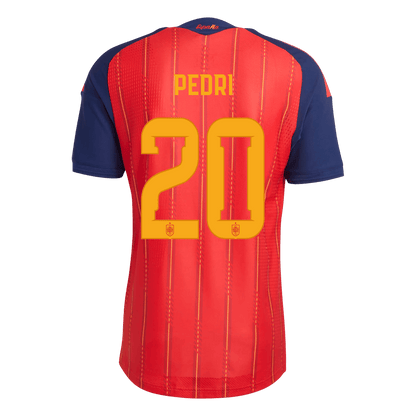Spain World Cup Player Version Trikot Heim 2026 PEDRI #20 Slim Fit