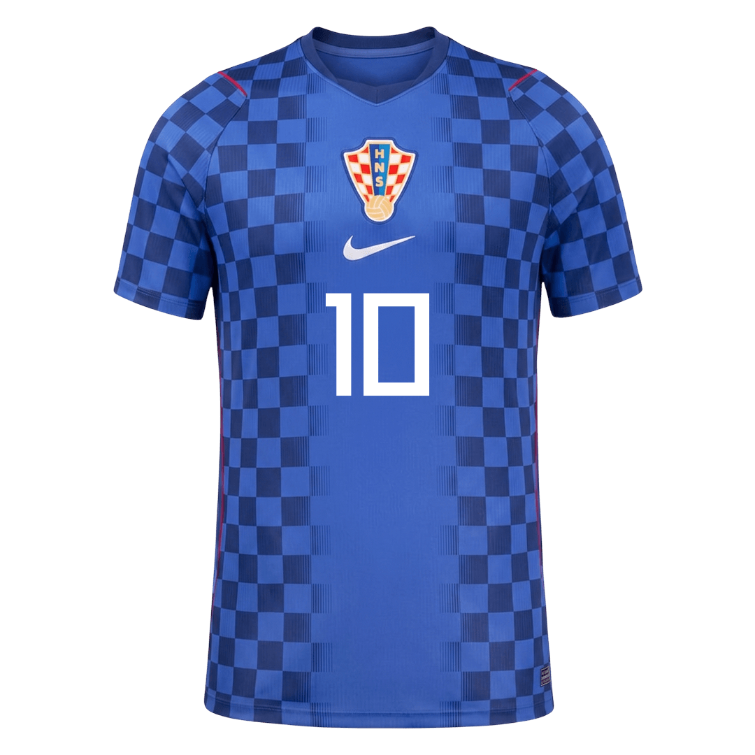 Croatia World Cup Player Version Trikot Auswärts 2026 MODRIĆ #10 Slim Fit