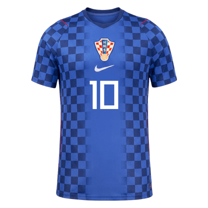 Croatia World Cup Player Version Trikot Auswärts 2026 MODRIĆ #10 Slim Fit