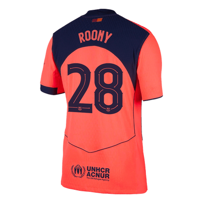 Barcelona Player Version Trikot Drittes Auswärts 2025/26 ROONY #28 Slim Fit