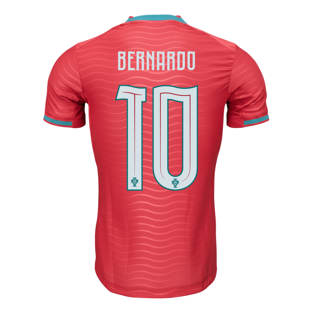 Portugal World Cup Player Version Trikot Heim 2026 BERNARDO #10 Slim Fit