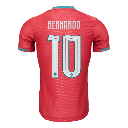 Portugal World Cup Player Version Trikot Heim 2026 BERNARDO #10 Slim Fit