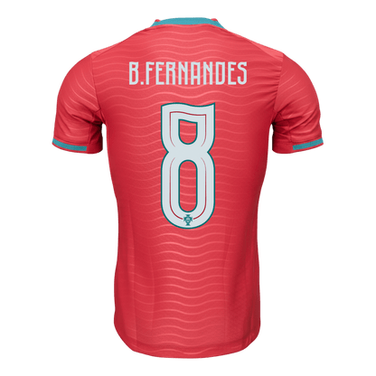 Portugal World Cup Player Version Trikot Heim 2026 B.FERNANDES #8 Slim Fit