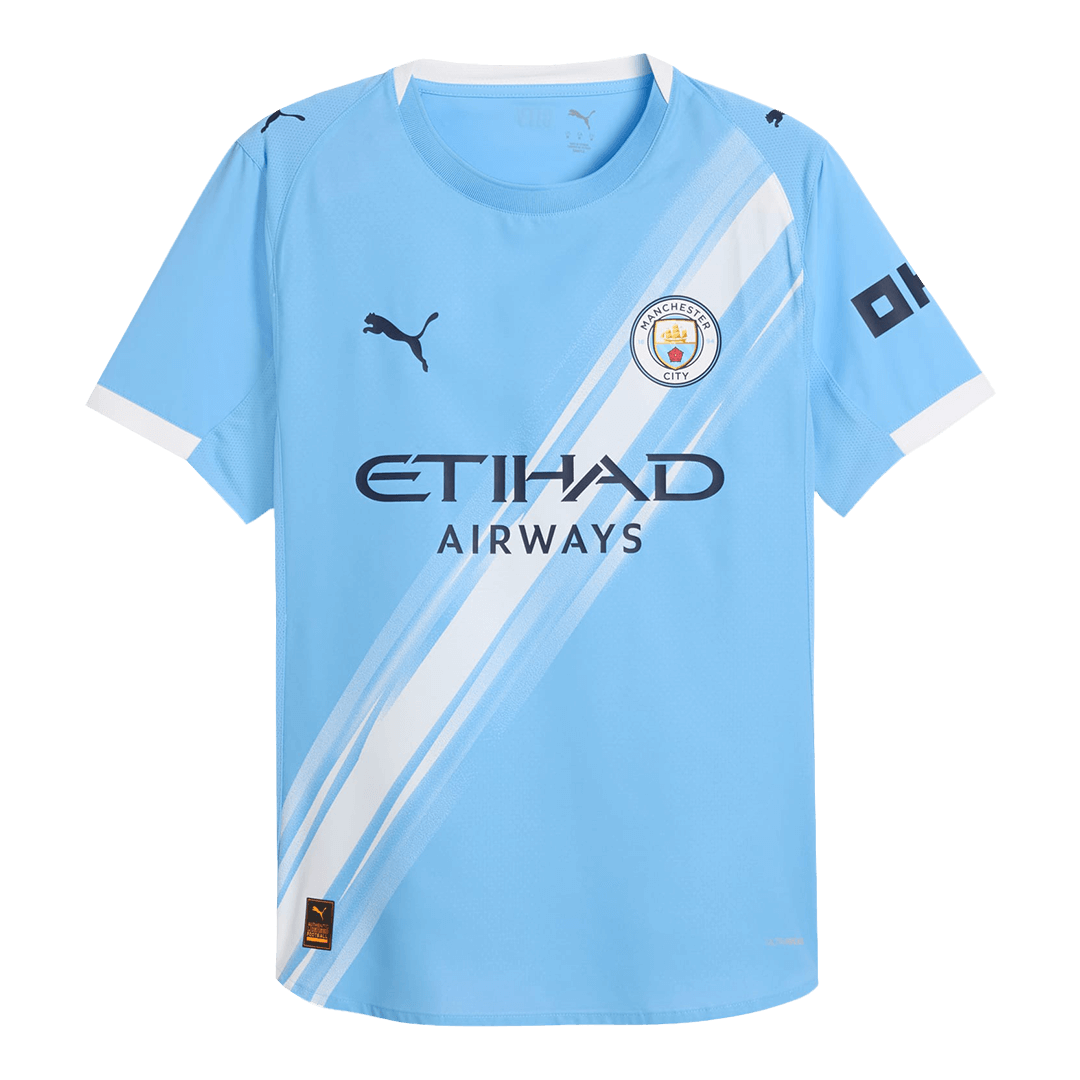 Manchester City Player Version Trikot Heim 2025/26 DE BRUYNE #17 Slim Fit